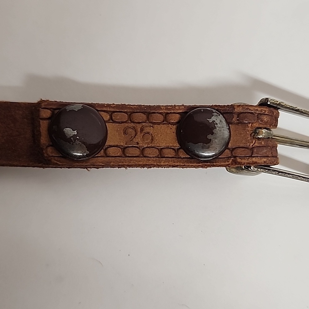 Colorful Vintage Native American Handcrafted Beaded Belt/Hat Band Size 26 - Picture 3 of 11